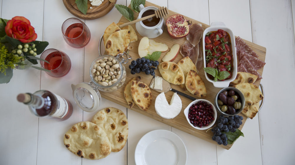 Naan Charcuterie Board