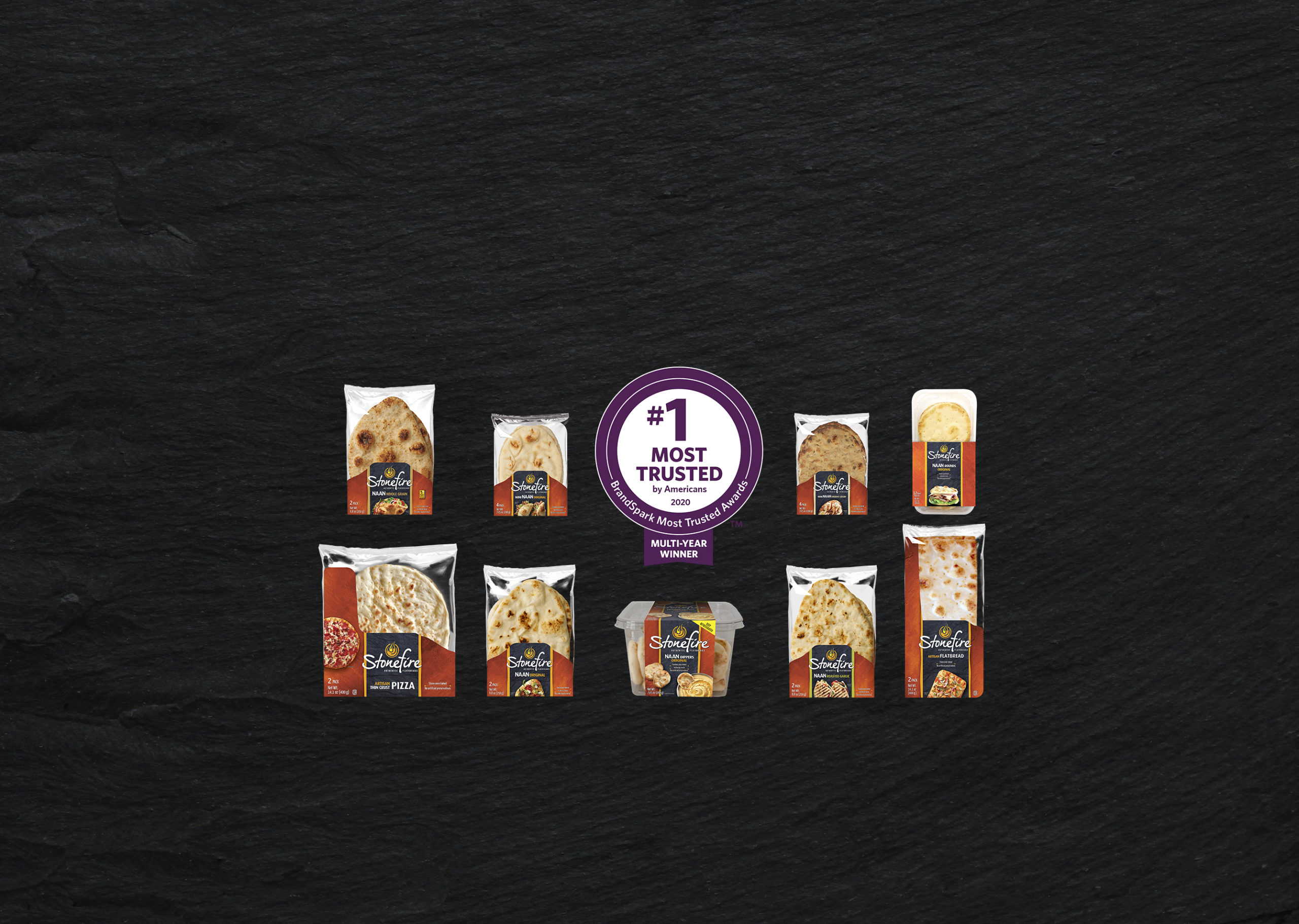 Stonefire® Again Named The 1 Most Trusted Artisan Flatbread Brand In